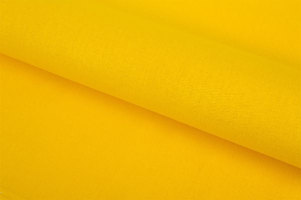 Бязь хлопок 140 г/м², отрез 50х50 см, лимонный (рис.11440), Gamma, 262 с65шв