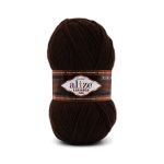 Пряжа Alize (Ализе) Lana Gold Fine / уп.5 мот. по 100 г, 390м, 026 коричневый A