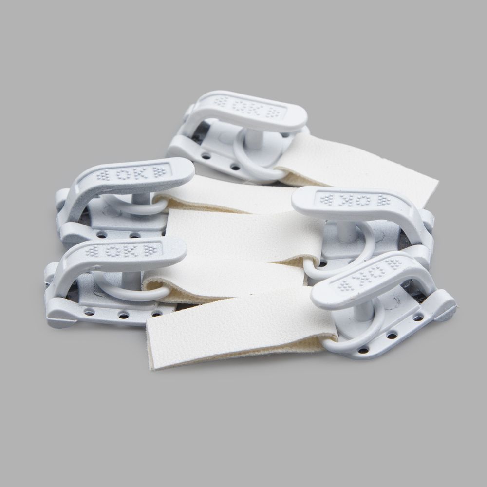 Крючок шубный PQ 45 мм, белый, PQ5210, 5 шт