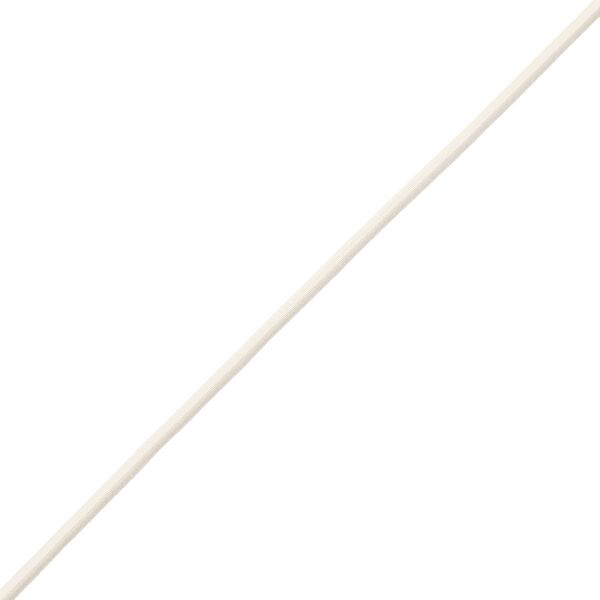 Резинка шляпная (шнур эластичный) ⌀3.0 мм / 30 метров, св.бежевый