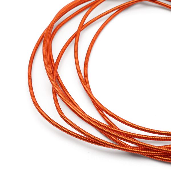 Канитель жесткая 1 мм, 5 г, рыжий, КЖ014НН1