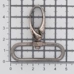 Карабин металл 40 мм (48х52 мм), 2 шт, Hobby&Pro, чер.никель