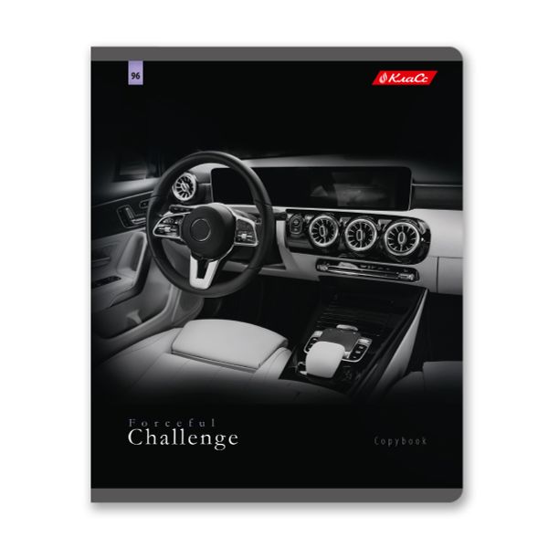 Тетрадь ученическая общая, софт-тач ламинация, A5+ 96 л. на скобе 60 г/м², белизна 100%, 5 шт, клетка в термоусадочной пленке, 000777 За рулём, Светоч 96ТЕТк-006