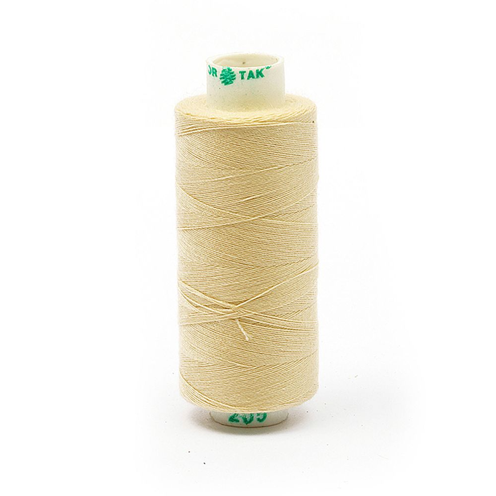 Нитки швейные бытовые Dor Tak 40/2, 366 м / 10 кат., 205 экрю