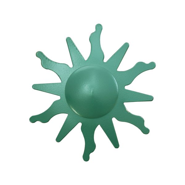 Клипсы для штор 80х80 мм, солнышко 7 зеленый, Sofi FCL-103