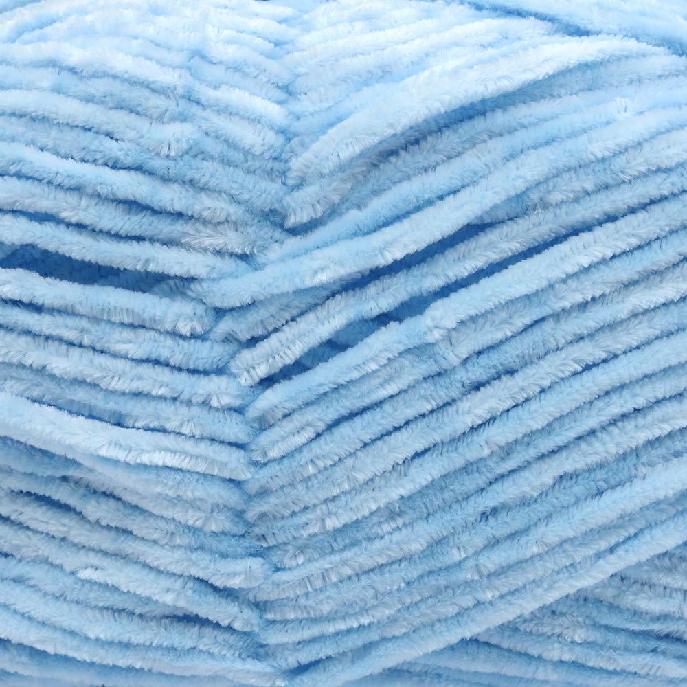 Пряжа YarnArt (ЯрнАрт) Velour / уп.5 мот. по 100 г, 170м, 851 голубой