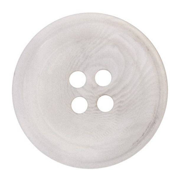 Пуговицы 4 прокола костюмные 21 мм, 36 шт, А001 белый, Gamma VX 0032