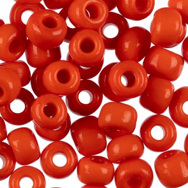 Бисер Zlatka 6/0 (4.1 мм), 100 г (10х10 г), №0050 т.оранжевый, GR