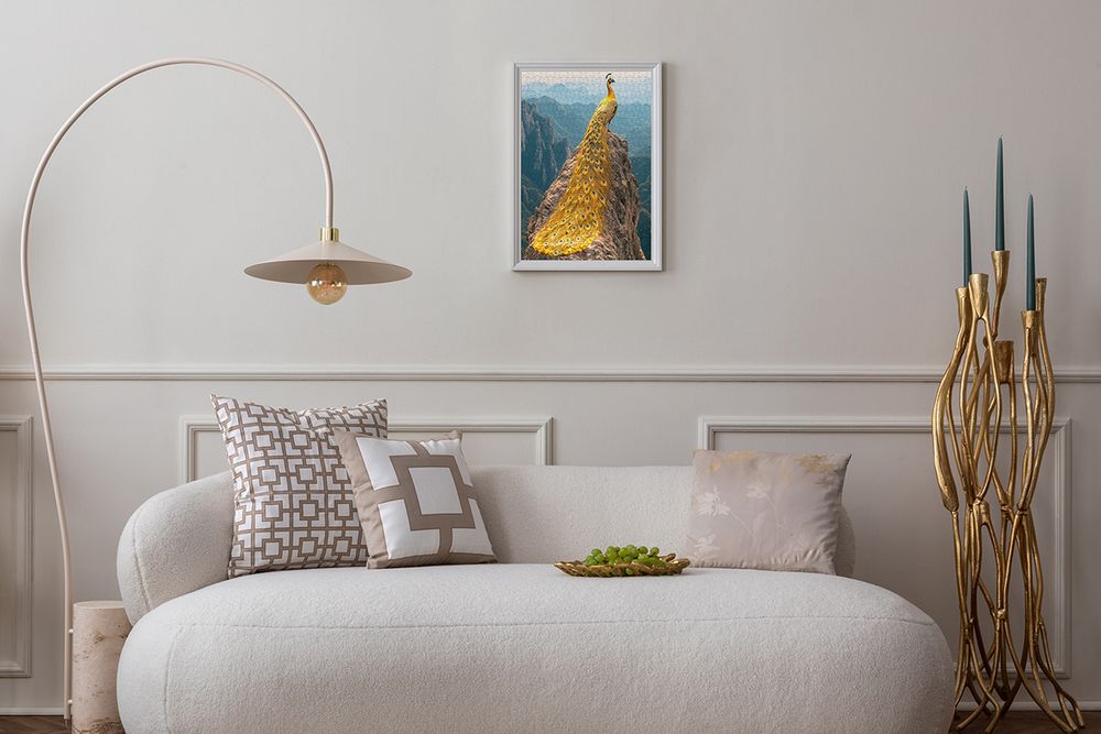 Пазл 500 элементов, PZL-500/69 Золотой павлин, Фрея