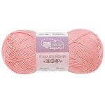 Пряжа Люблю вязать Зефир / уп.3 мот. по 100 г, 295 м, 155 розовый