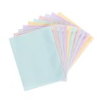 Папка-конверт на ZIP-молнии A5+ 180 мкм диагональ, 10 шт, ассорти EC211040200, Expert Complete EC211040200