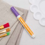 Маркер для ткани Darwi TEX Glitter, 2мм (с блестками) (931 лиловый), DA0140013