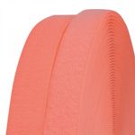 Лента контактная липучка (велкро) пришивная 25 мм / 25 метров, F335 розовый неон, /пара/, кач."B" /TOS/