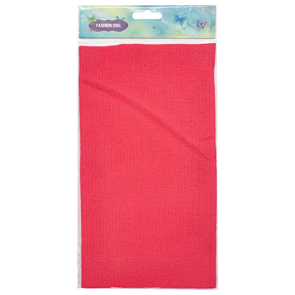 Кашкорсе с лайкрой 30/1,25х59см, ±2см 95% х/б+5% лайкра, цв.я.розовый, 9021