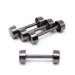 Шпилька для сумки металл L-20мм/10мм с таблеткой ⌀10мм, черный никель ГР, 66789, 10 шт