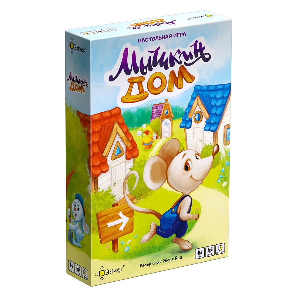 Игра настольная Мышкин дом, Эврикус BG-11099