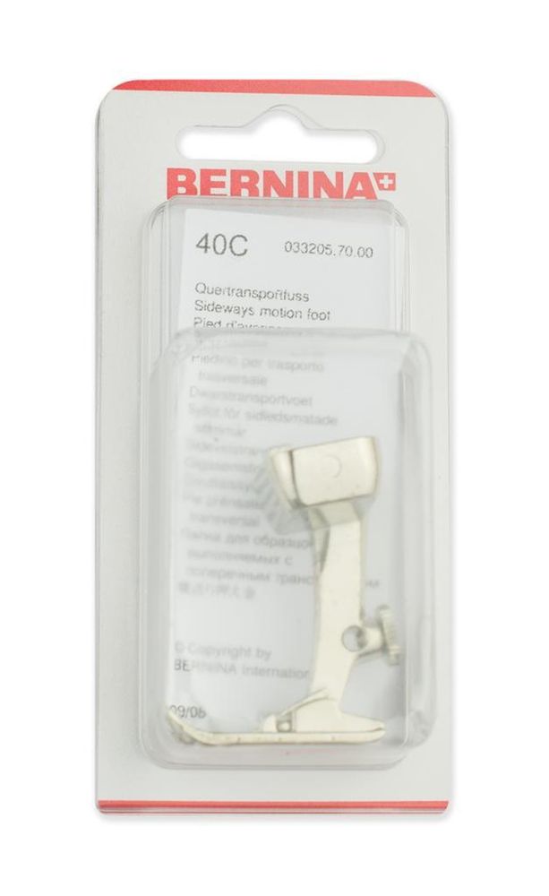 Лапка №40C для поперечного транспортера Bernina, 033 205 71 00, Bernina, 1 шт