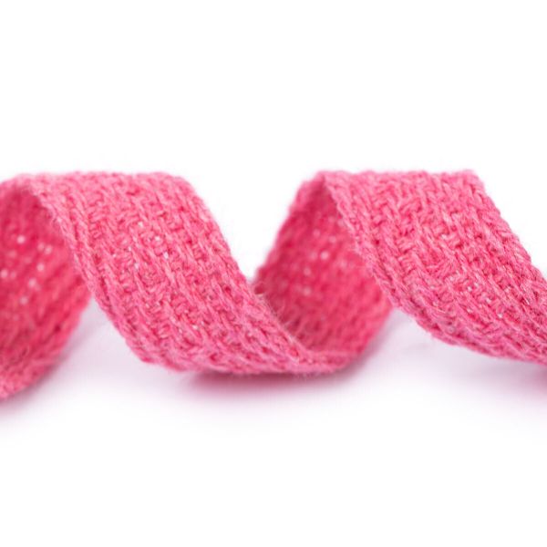 Тесьма (лента) киперная (100% х/б) 10 мм / 25 метров, розовый, Gamma С3861Г17