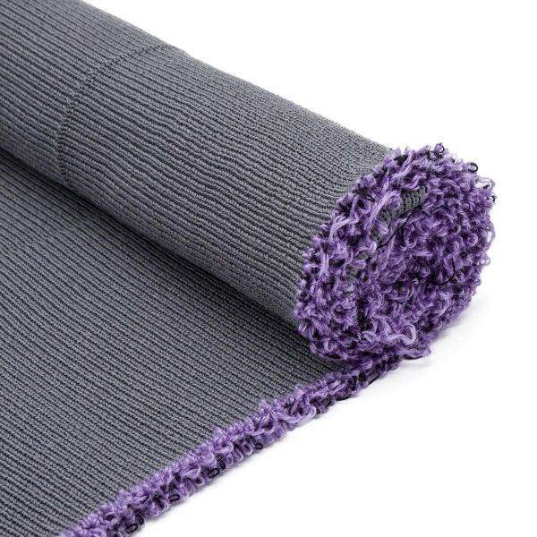 Подвяз средней плотности (100% полиэстер), 1*1, высота 14см (7см*2), длина 70-73см (8123 серый)