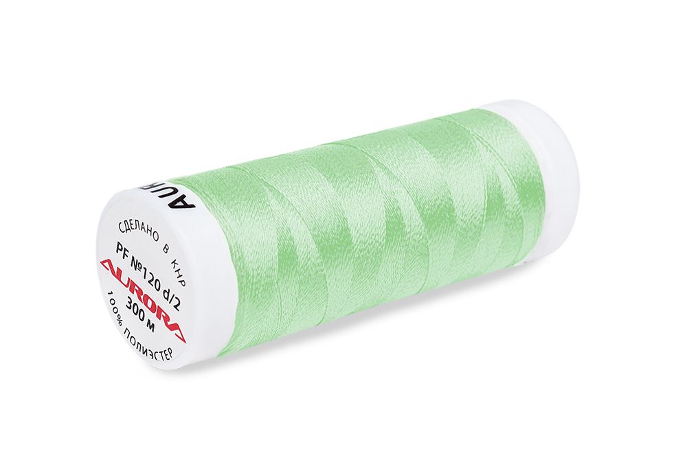 Нитки для креативных работ Aurora №120, 300 м, цв. PF252, 5 катушек