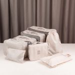 Органайзер дорожный для чемодана 8 предметов (бежевый)