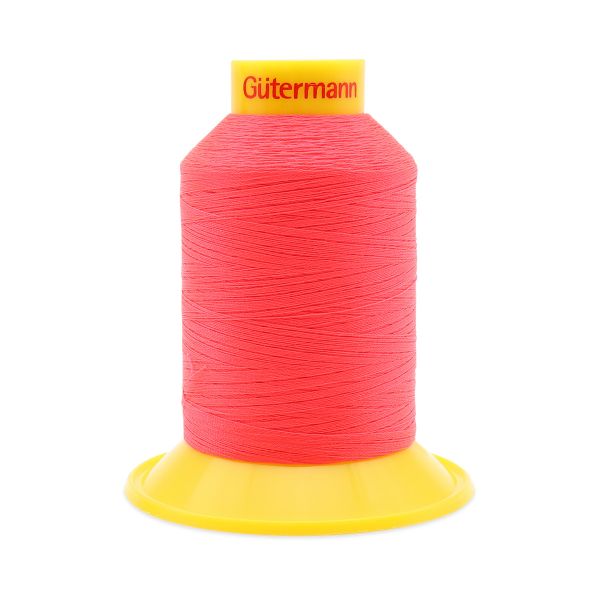 Нитка эластичная Gutermann Maraflex 120, 1500 м, 716936, 3837 неоновый розовый, 1 катушка