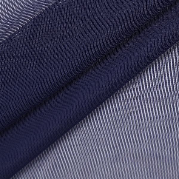 Сетка бельевая эластичная 80 г/м², шир.160 см / 50 метров, 061 т.синий /068.061/