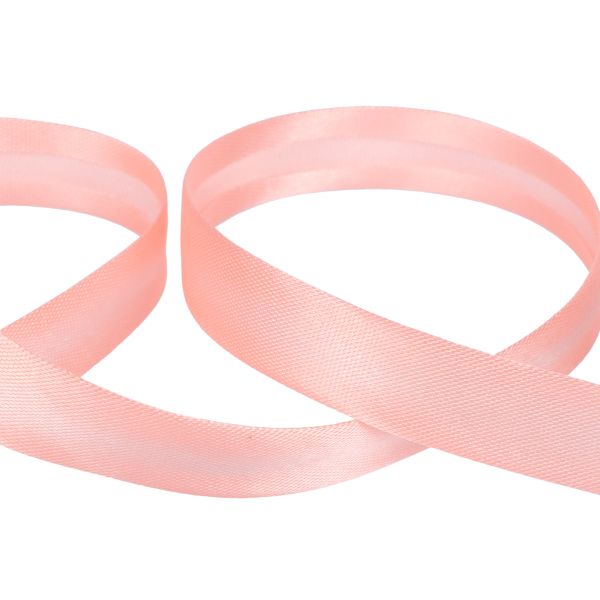 Косая бейка атласная 15 мм / 132±1 метра, В049 пудровый, NGK-15P