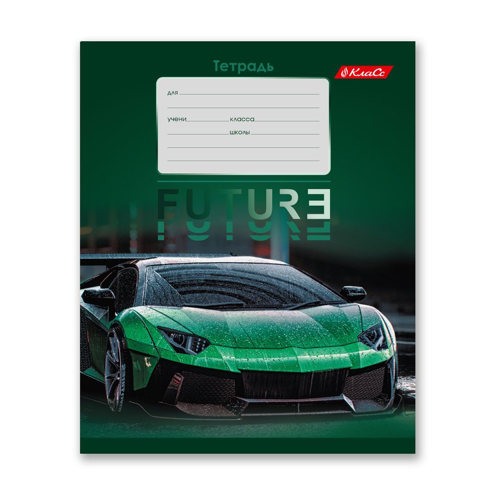 Тетрадь ученическая школьная, выборочный лак, A5+ 24 л. на скобе 65 г/м², белизна 100% 30 шт, клетка, 000373 Зелёная ракета, Светоч 24ТСКд5_4_3_1