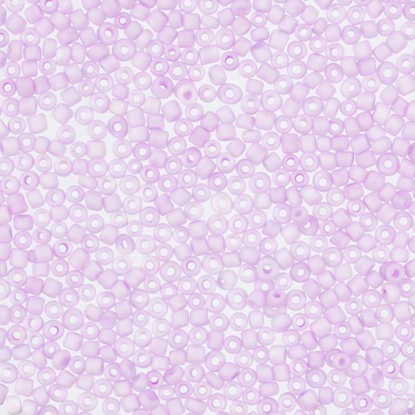 Бисер Zlatka 8/0, 100 г (10х10 г), №1004 св. фиолетовый макарун, GR