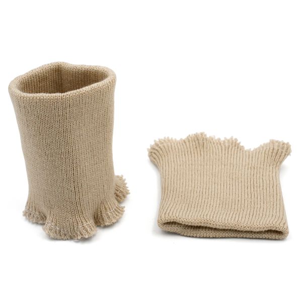 Манжеты трикотажные 8.0х9.5 см, 1 пара, средней плотности 14 кл, 1х1, В-22 слоновая кость, светло-бежевый