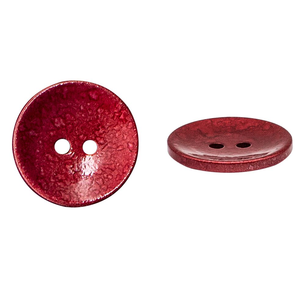 Пуговицы 2 прокола 28L, (col.C (красный)), 36 шт /TOS/