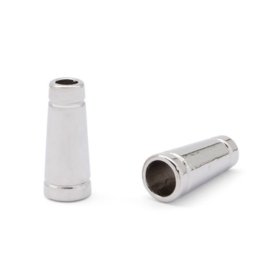 Наконечник для шнура металл колокол 20 мм (никель), 20 шт