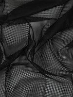 Сетка подкладочная трикотажная 65 г/м², 170 см / 5 метров, TBY.0354.03.5, цв.03 черный