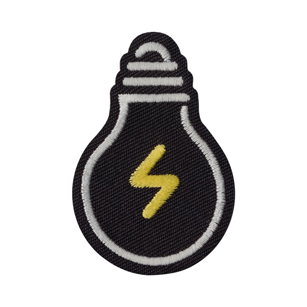 Термоаппликация №05, 1 шт, 02-506 Лампочка 6.5х4.3 см, Gamma ETF