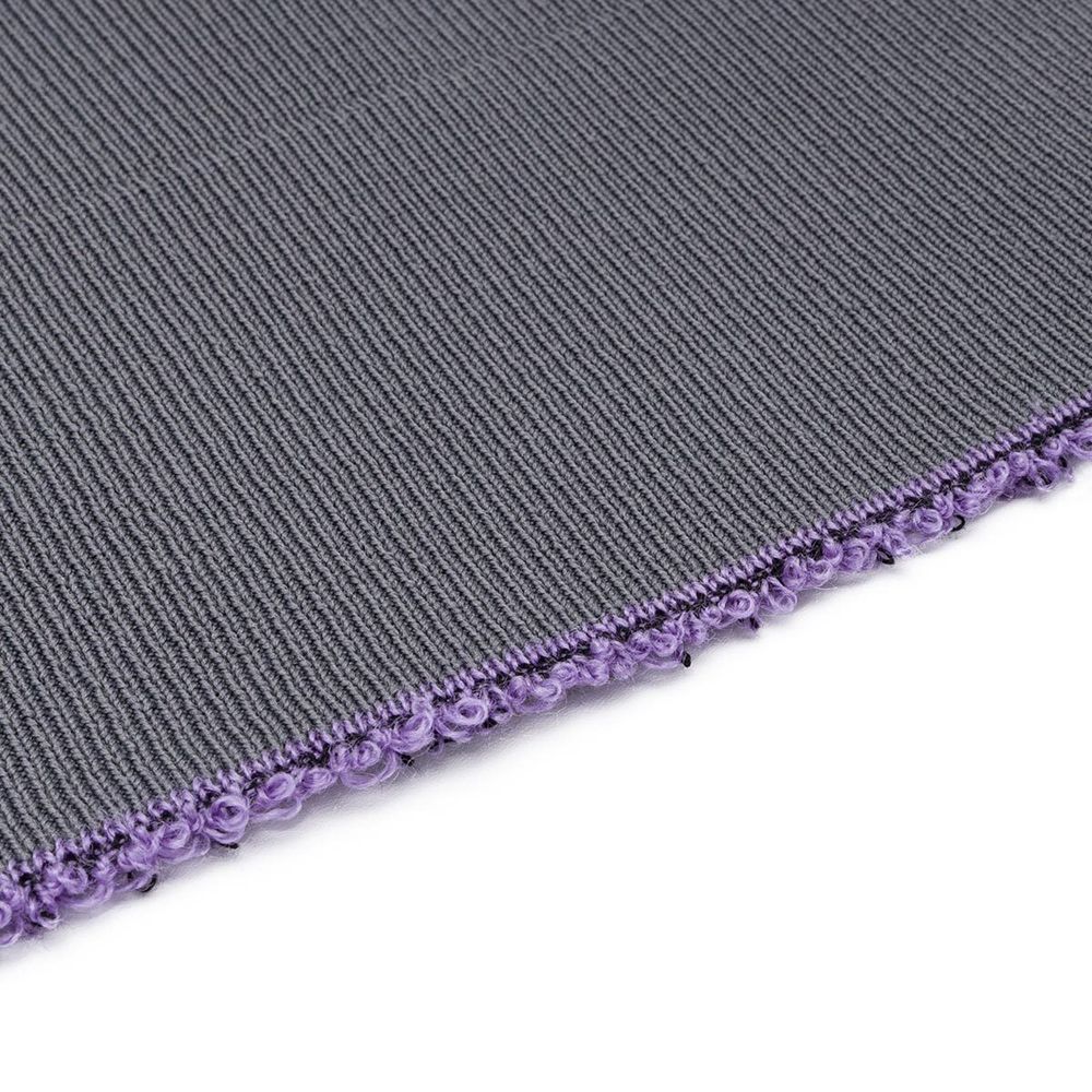 Подвяз средней плотности (100% полиэстер), 1*1, высота 14см (7см*2), длина 70-73см (8123 серый)