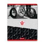 Тетрадь ученическая общая, выборочный лак, A5+ 48 л. на скобе 65 г/м², белизна 100%, 10 шт, линия в термоусадочной пленке, 000759 Мути добро!, Светоч 48ТЕТл-003