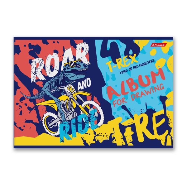 Альбом для рисования 100 г/м², A4 29х20.5 см, на скобе 48 л., 10 шт, 48АЛСК4_000262 Нашествие, Светоч