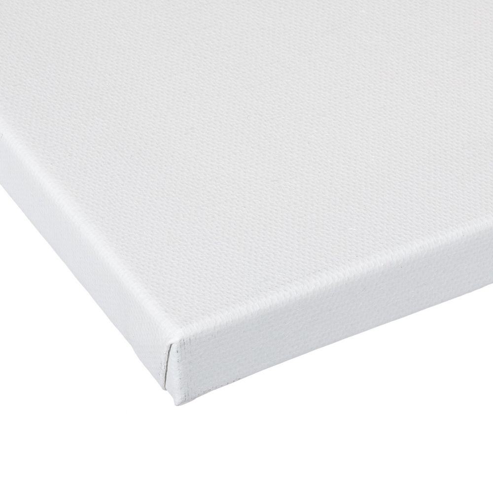 Холст грунтованный на подрамнике 18х24 см, 420 г/м², 40% полиэстер, 30% лён, 30% хлопок, 2 шт, мелкозернистый, Аква-колор, IZO-MCFG-1824