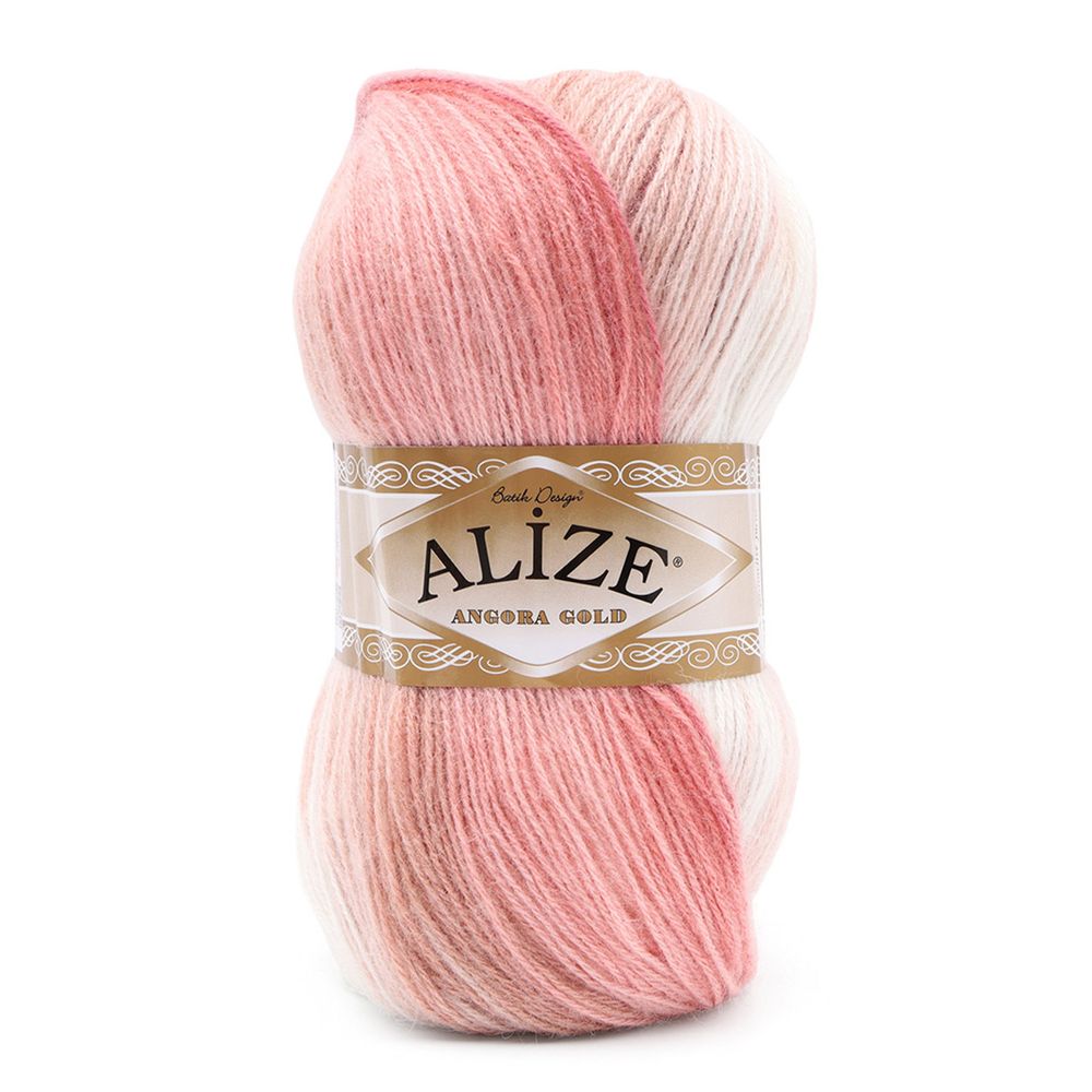 Пряжа Alize (Ализе) Angora Gold Batik / уп.5 мот. по 100 г, 550м, 5652 секционный