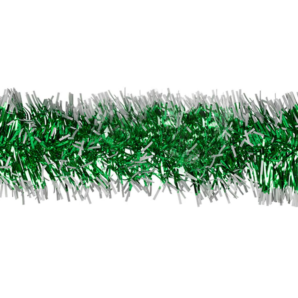 Мишура 4х200 см, 5 шт, №01 зеленый с белым, Snoweekon SNW-F078