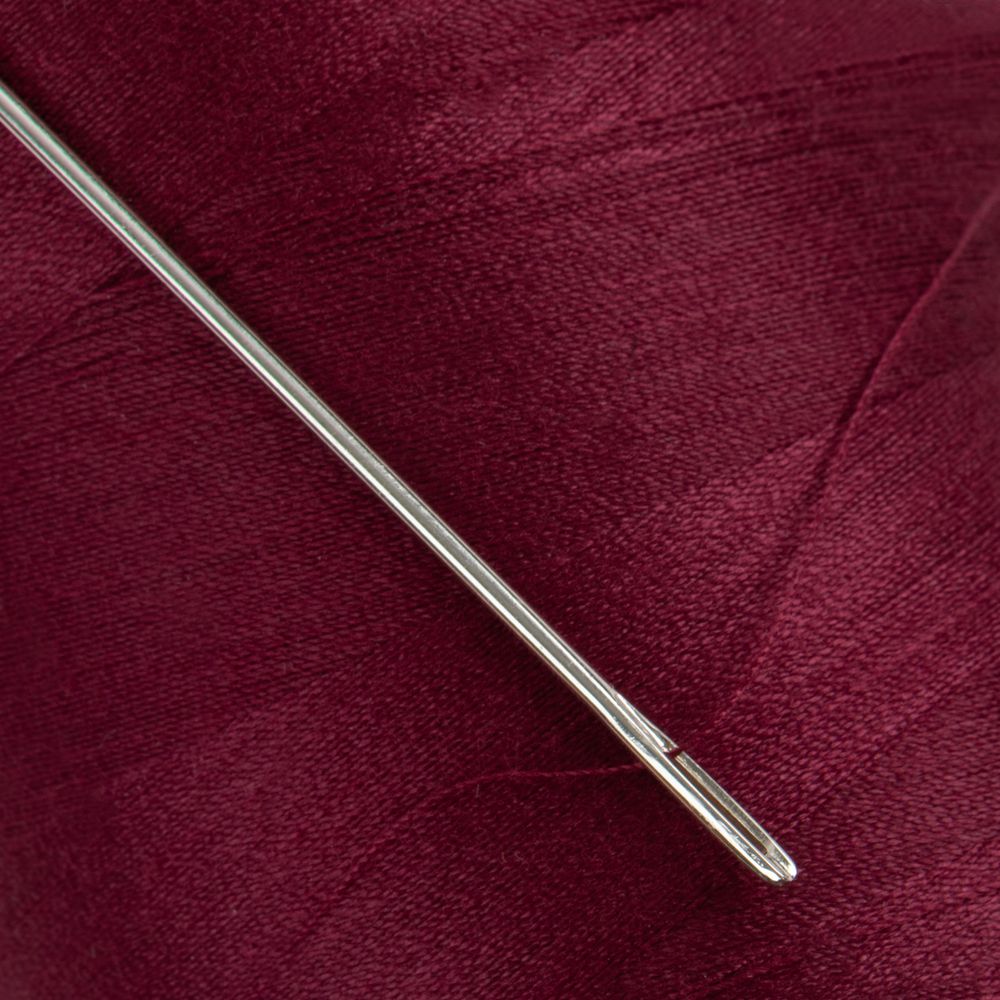 Нитки универсальные Gamma 50/2, 4570 м (5000 ярд) / 1 кат., 124 т.бордовый