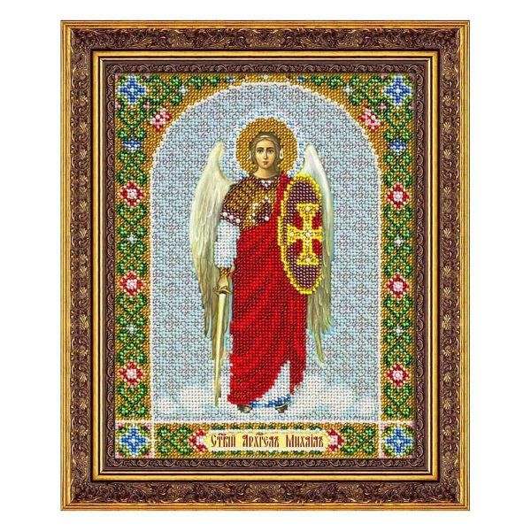 Набор для вышивания бисером Паутинка, Святой Архангел Михаил 20х25 см