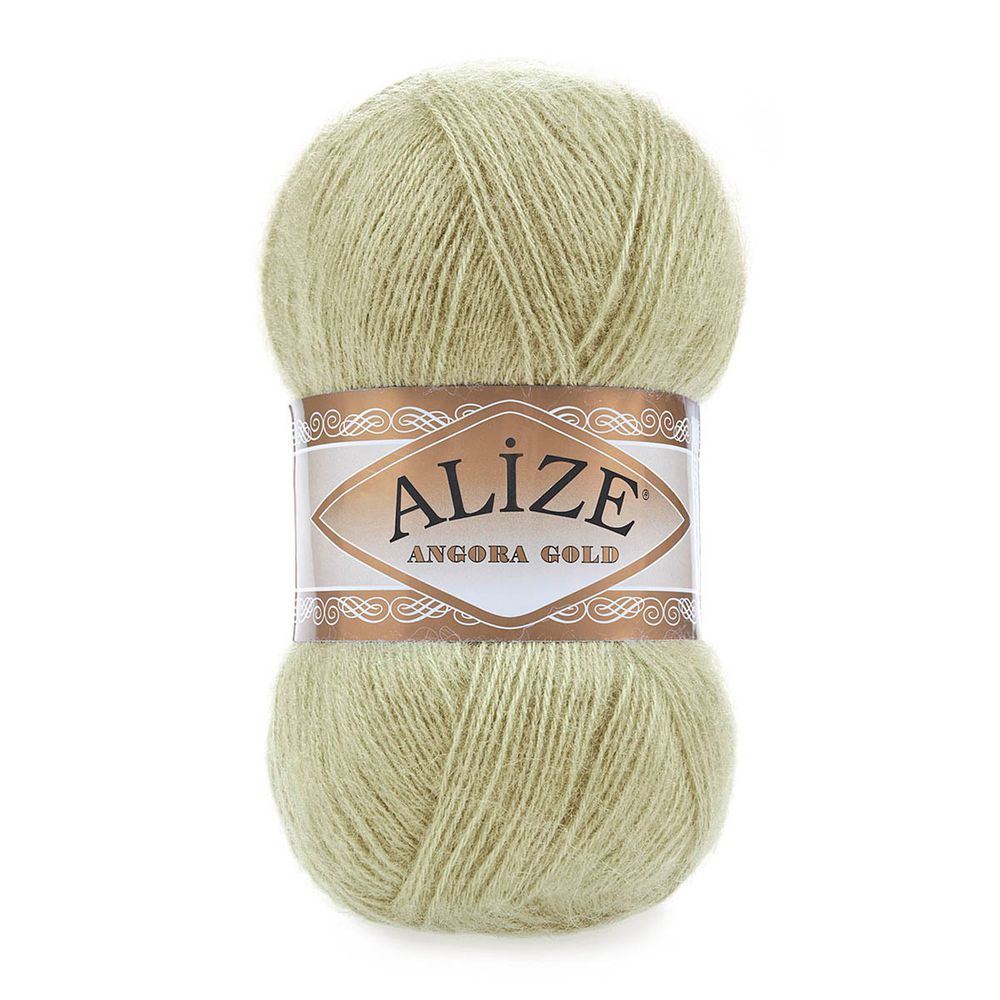 Пряжа Alize (Ализе) Angora Gold / уп.5 мот. по 100 г, 550м, 267 оливковый А