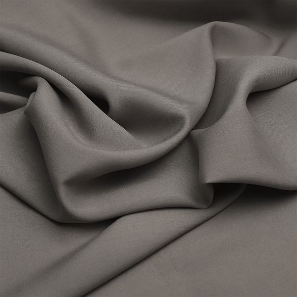 Штапель 110 г/м², 145 см / 2 метра, TBY-Vi-30-27.2, цв.27 серый
