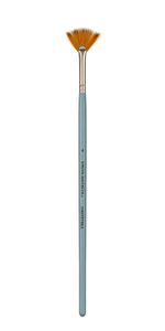 Кисть синтетика №04 веерная, 10 шт, короткая ручка, Vista-Artista 50235-04