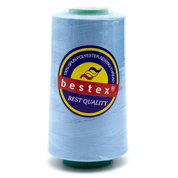 Нитки универсальные Bestex 50/2, 4570 м (5000 ярд) / 1 кат., 320 небесно-голубой