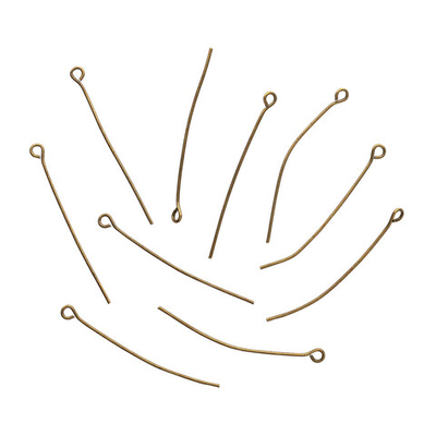 Штифт с петлей 40 мм, 50 шт/упак, Astra&Craft (Латунь) 4AR261/262