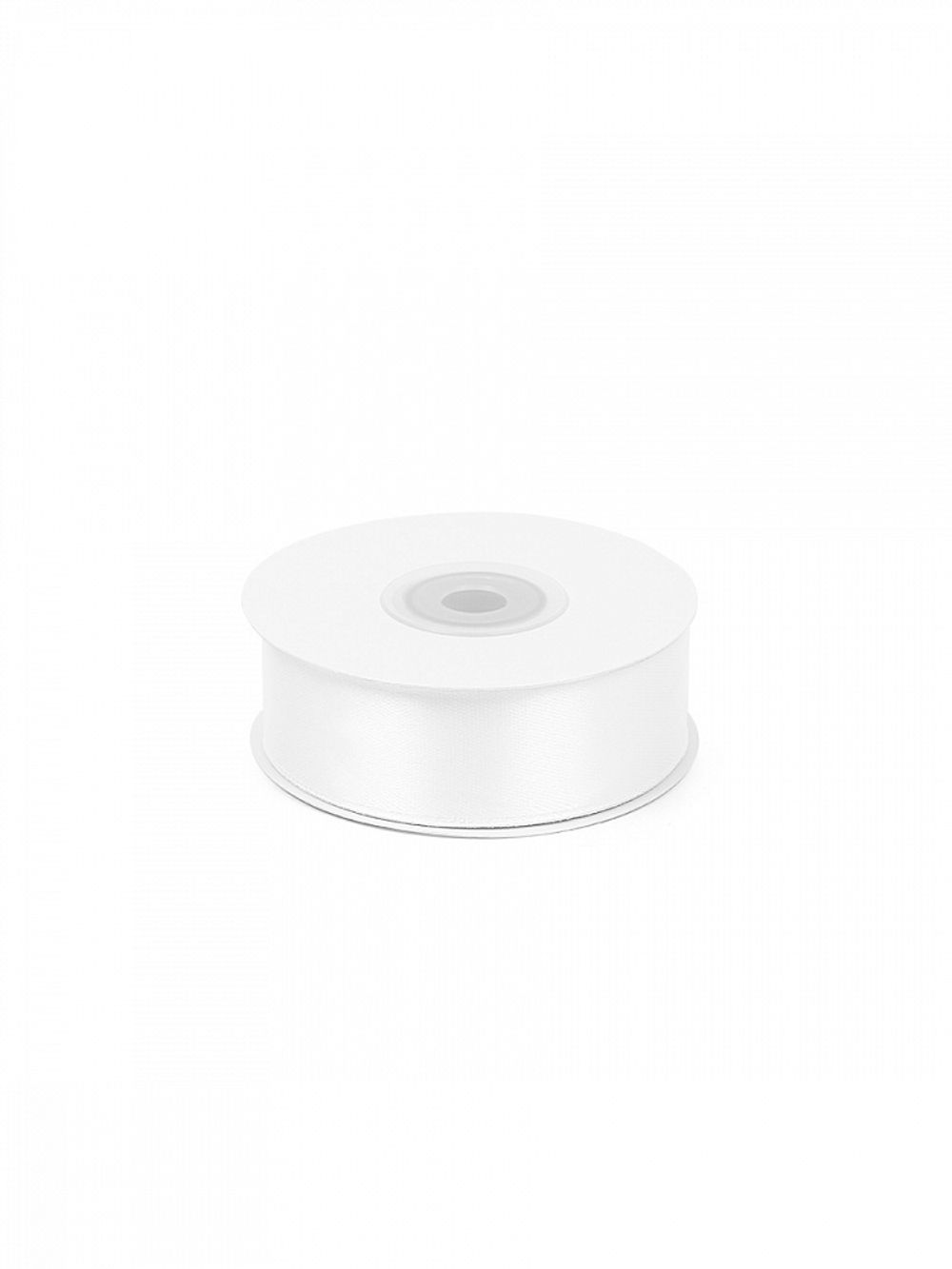 Лента атласная 1-сторонняя 25.0 мм / 22.5±1 метра, 3001 кипенно-белый, Magic4Hobby
