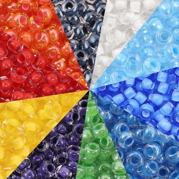 Набор бисера Preciosa №13, 50 г (10 цв. по 5 г), (№10/0 = ⌀2.3 мм)